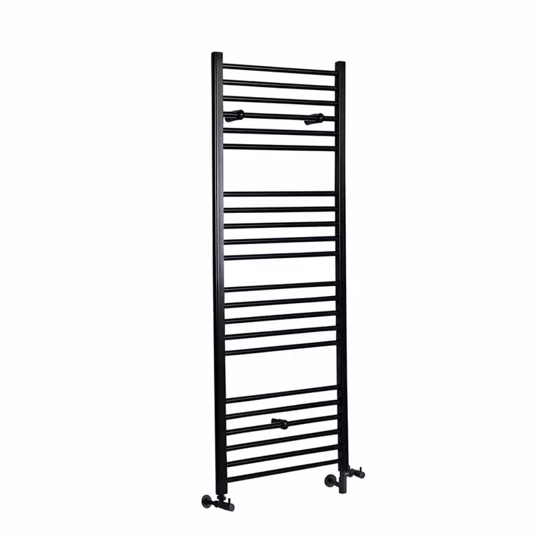 Scaldasalviette Misto Piatto - Termoarredo Bagno Nero - 1600 x 400mm - 540W - Nox