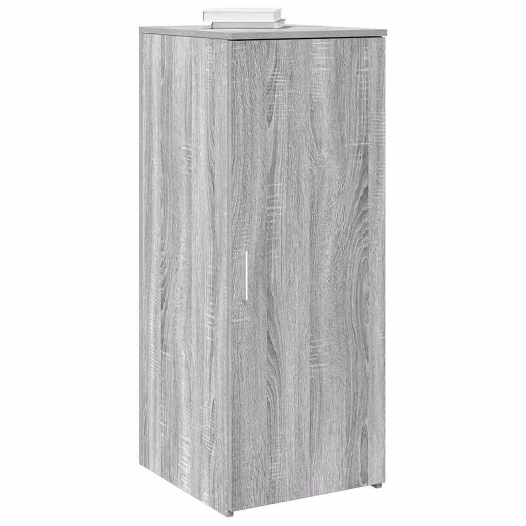 Mobile Portaoggetti vidaXL Grigio Sonoma con Ante a Battente e Ripiani Interni L/P/H: 40 x 45 x 103,5 cm