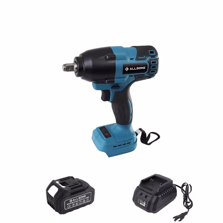 Avvitatore a percussione a batteria, motore brushless, 3 impostazioni di velocità, conforme agli standard UE, con una batteria inclusa