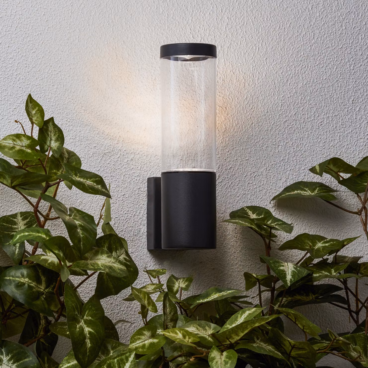 BRILLANTE applique da esterno a LED Bergen | moderna lampada da superficie | metallo/plastica | antracite | 1x GU10 max 4 W