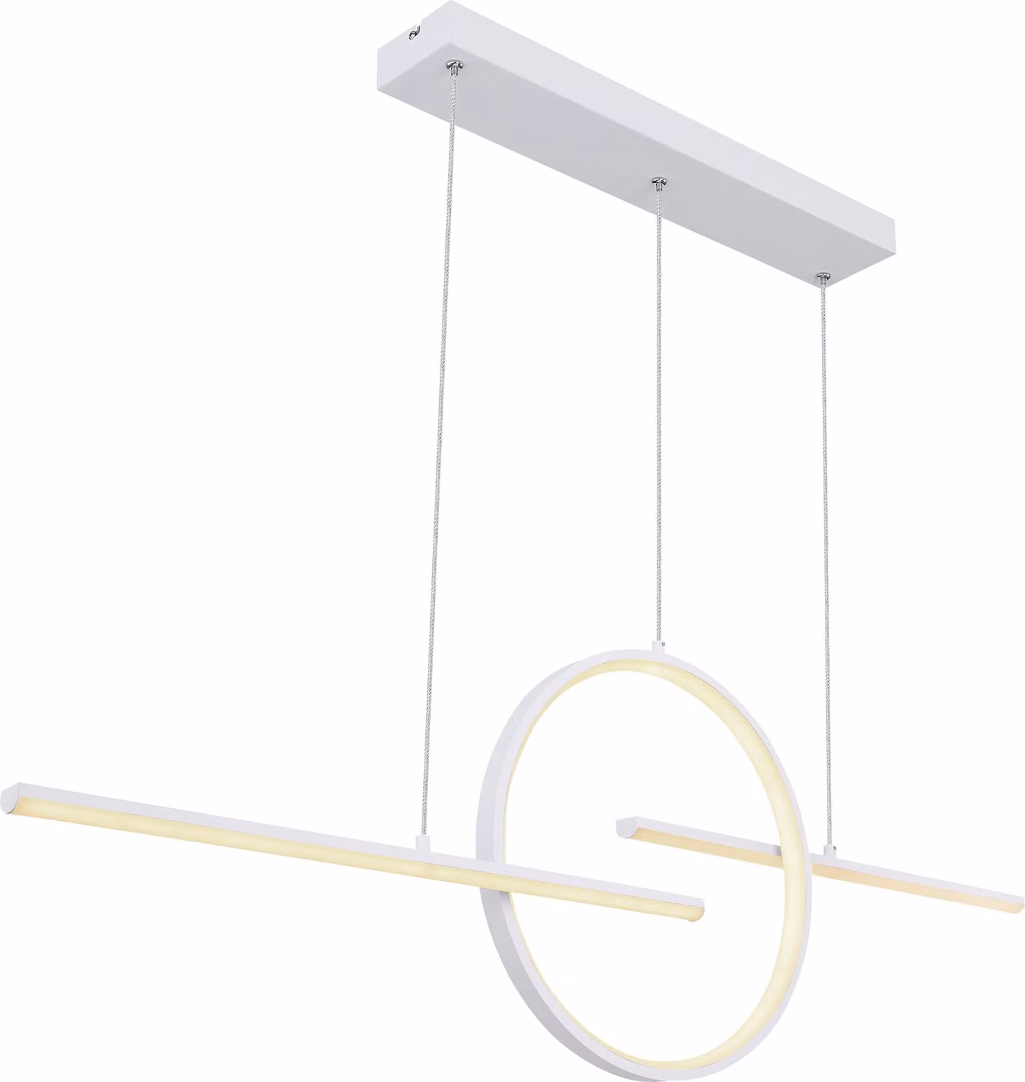 Globo Lighting lampada a sospensione in metallo bianco, LED