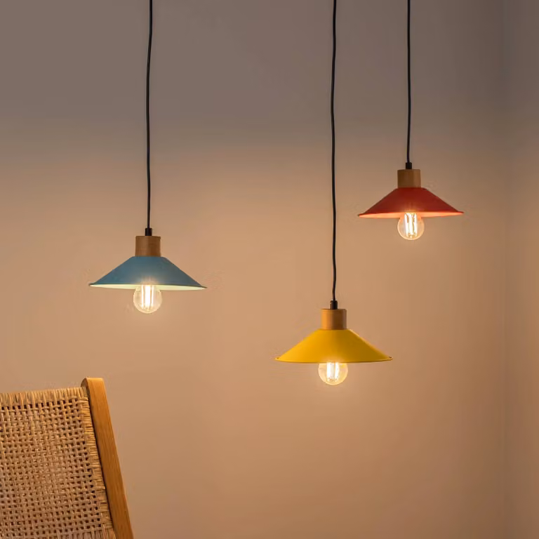 Lampada a sospensione Manavgat N-553 Opviq, dimmerabile, Multicolore, Soggiorno / Sala da pranzo, Metallo, Moderno, Lampada a sospensione