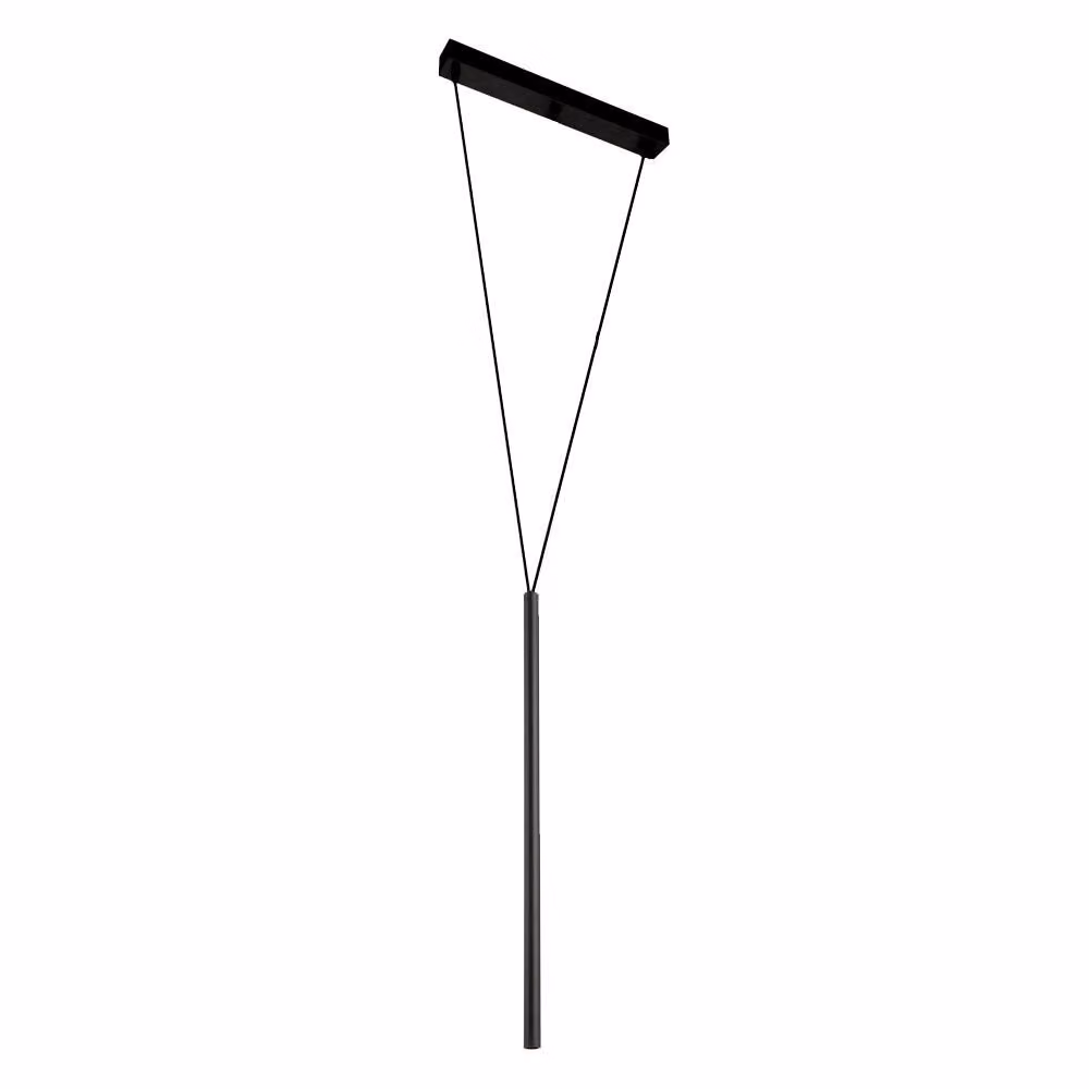 Lampada a sospensione minimalista a tubo nero MIAKI 1xG9 2,5 W Shilo