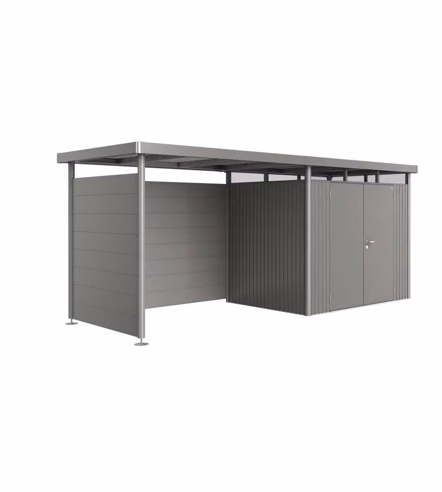 Parete posteriore per tetto laterale casetta HighLine H2-H5 grigio quarzo metallizzato