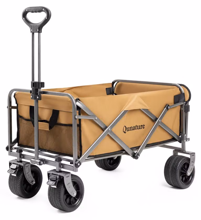 Carrello pieghevole con una capacità di carico di 150 kg, adatto a diverse applicazioni