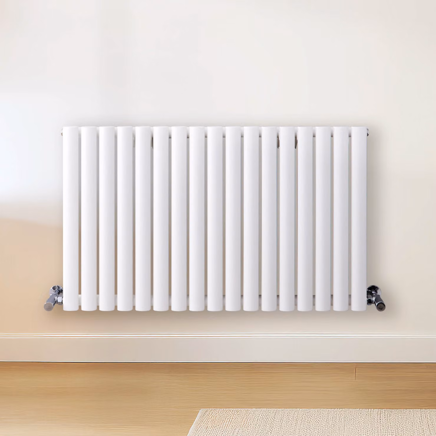 Radiatore Orizzontale Bianco 601x1000mm 750W Revive