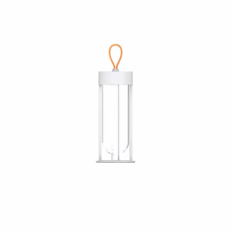 Flos Architectural FLOS In Vitro Unplugged lampada LED bianco 3.000K Unplugged, dimmerabile, Bianco / Opale, Alluminio, Design