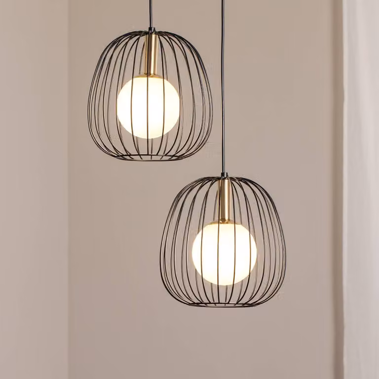 Lampada a sospensione Bell SIGMA, dimmerabile, Nero, Soggiorno / Sala da pranzo, Metallo, Moderno, Lampada a sospensione