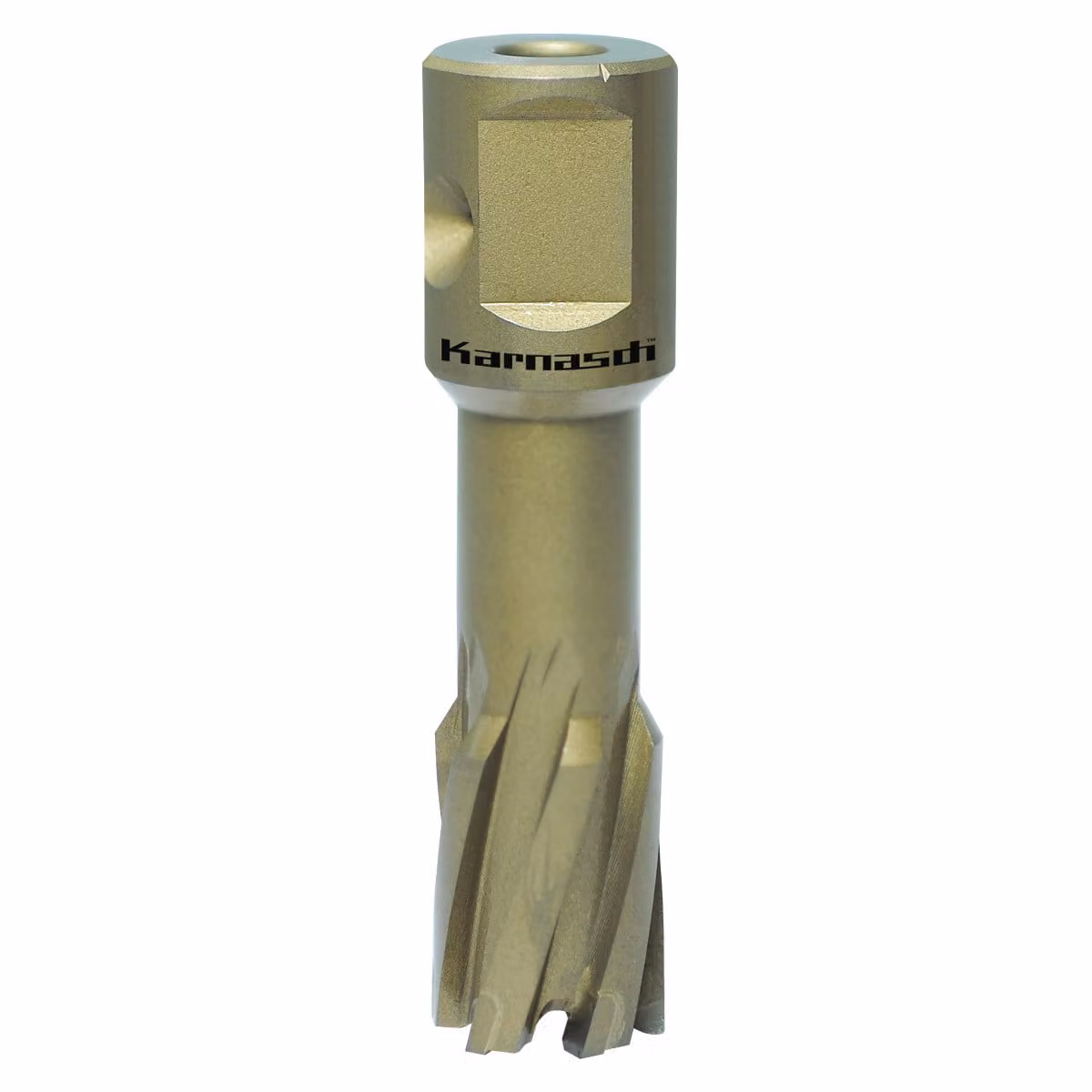 Punta a  con inserti in carburo per acciaio Hardox e Inconel, attacco Weldon, lunghezza utile 40 mm, Hard-Line40, Ø d=45 mm