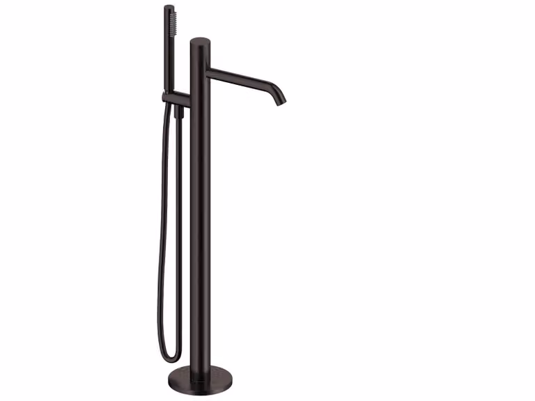 SANYCCES LOOP K Miscelatore monocomando per vasca da bagno, nero metallizzato