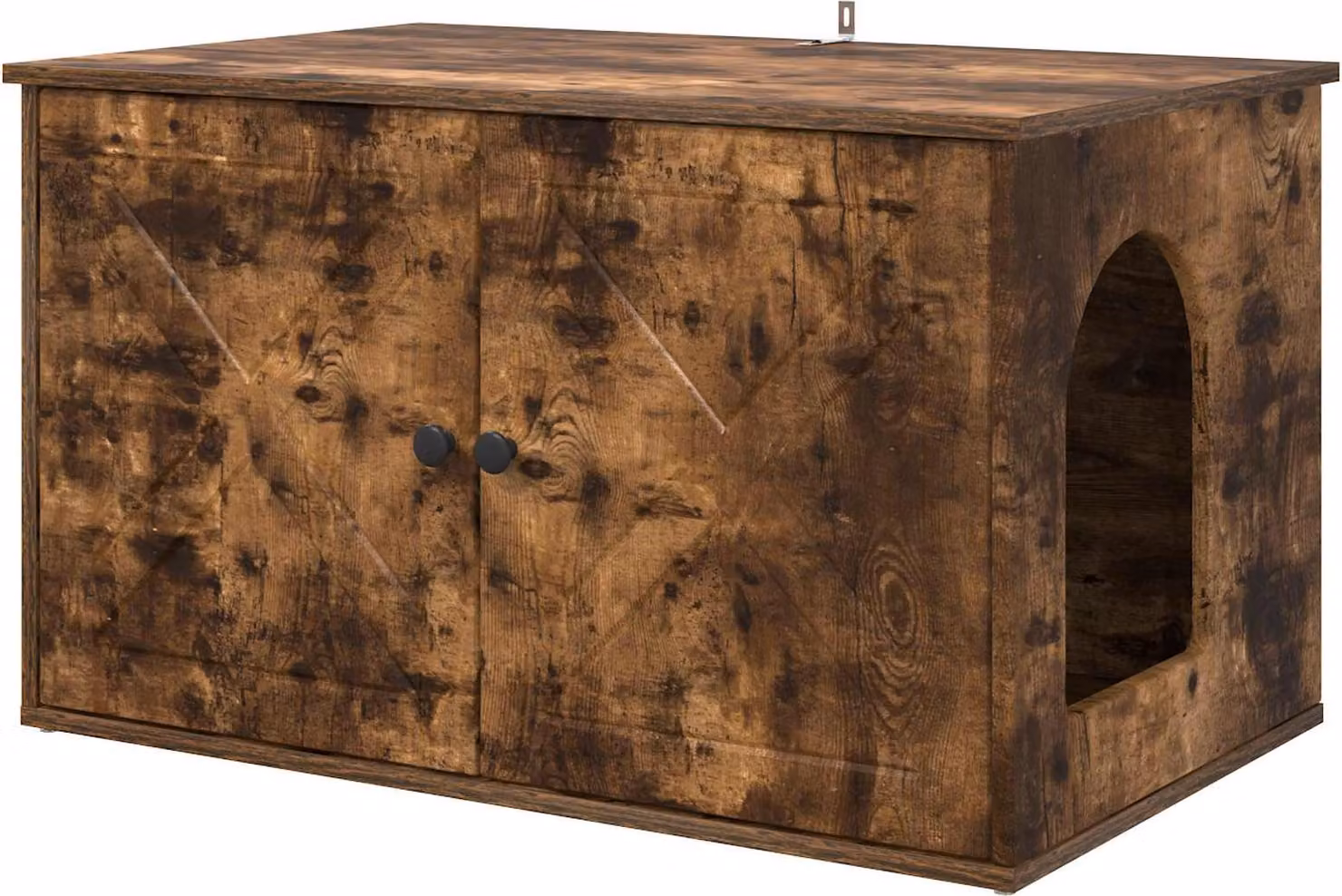 Casa per Gatti Rovere fumé 85 x 55 x 50 cm Legno multistrato