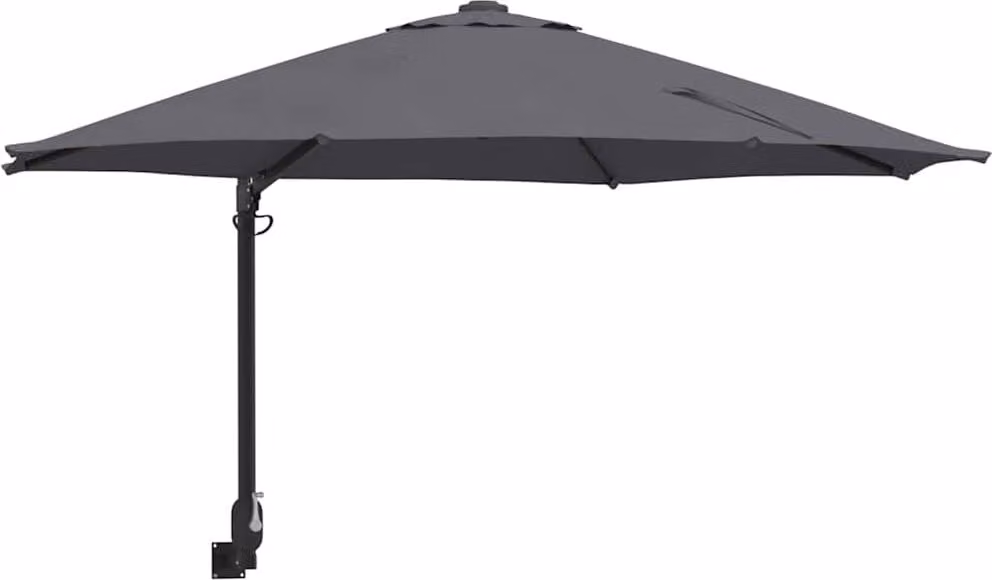 Ombrello da giardino Antracite 248 x 248 x 148 cm