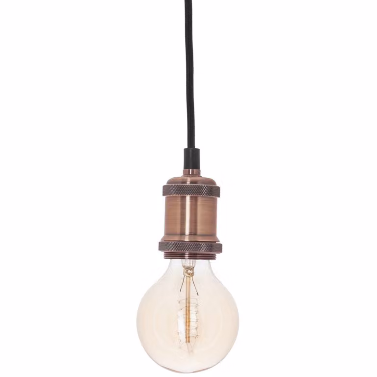 Supporto decorativo per lampadina a sospensione, Ø 5 x 7 cm