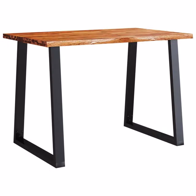 Tavolo da Pranzo | Tavolo da cucina Bordi Vivi 110x70x75 cm Legno Massello Acacia