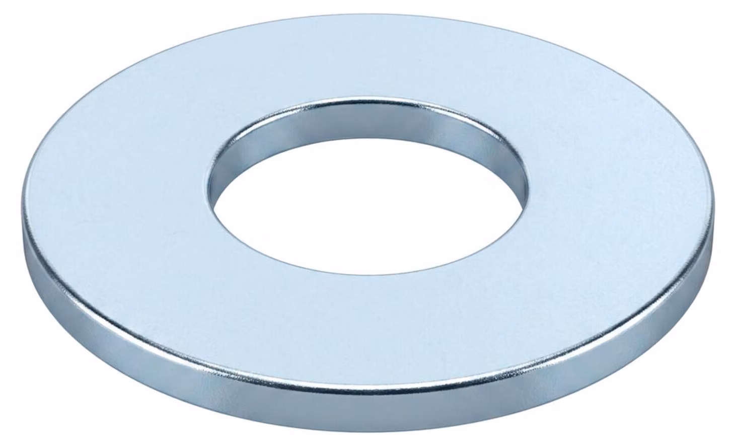 Disco standard simile a DIN 134 in acciaio 23x46x3mm 100 pz