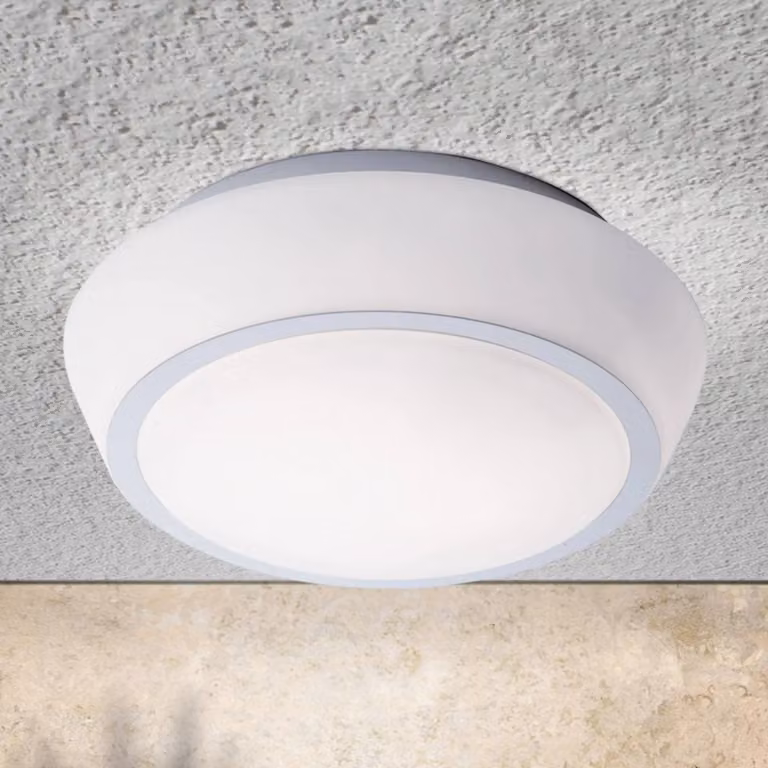 ORION Plafoniera Pia, dimmerabile, Bianco / Opale, Bagno, Metallo, Moderno, Plafoniera