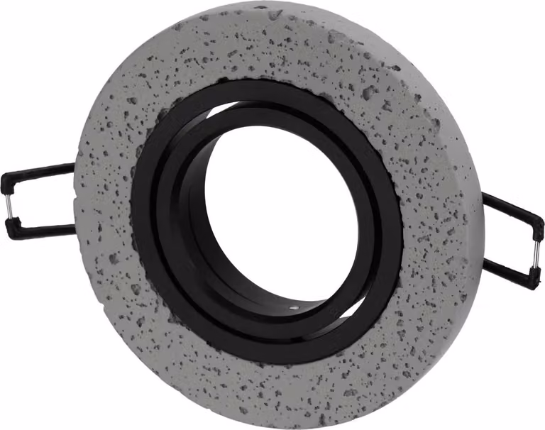 Telaio di montaggio in alluminio Spot GU10 BETON - rotondo