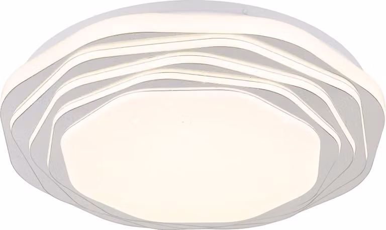 Plafoniera LED, dimmerabile, CCT, bianca, D 38 cm