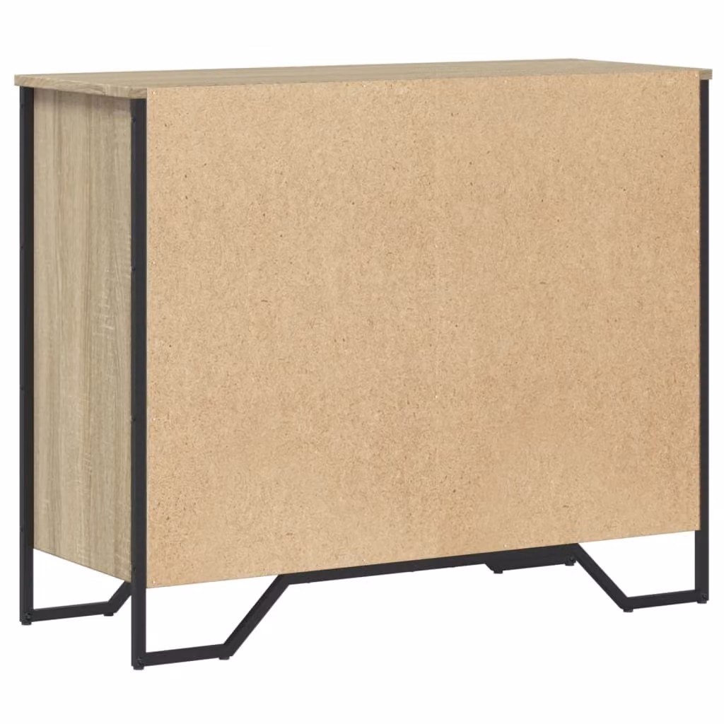 Cassettiera Rovere Sonoma 91x35,5x74,5 cm in Truciolato