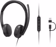 Cuffie VoIP Lenovo Headset 5000 con microfono, colore nero