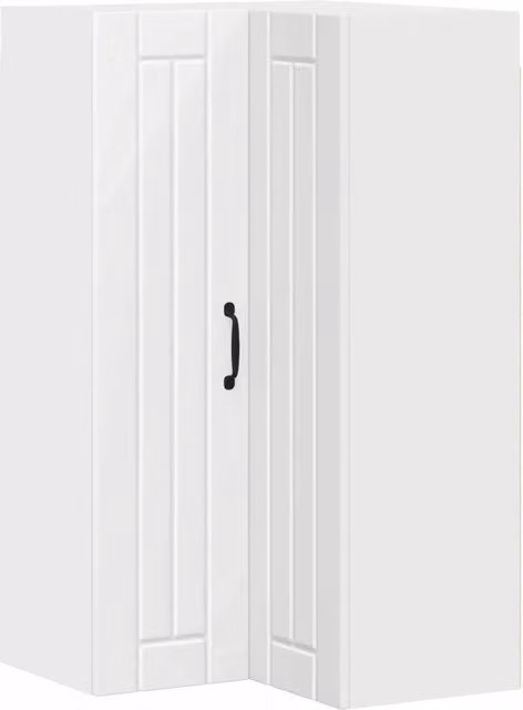 Pensile da cucina angolare DESIGN IN LUCCA Bianco L/P/H: 57 x 57 x 100 cm