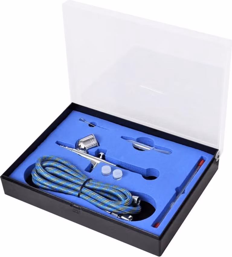 Set Aerografo con Ugelli di 0,2 / 0,3 / 0,5 mm