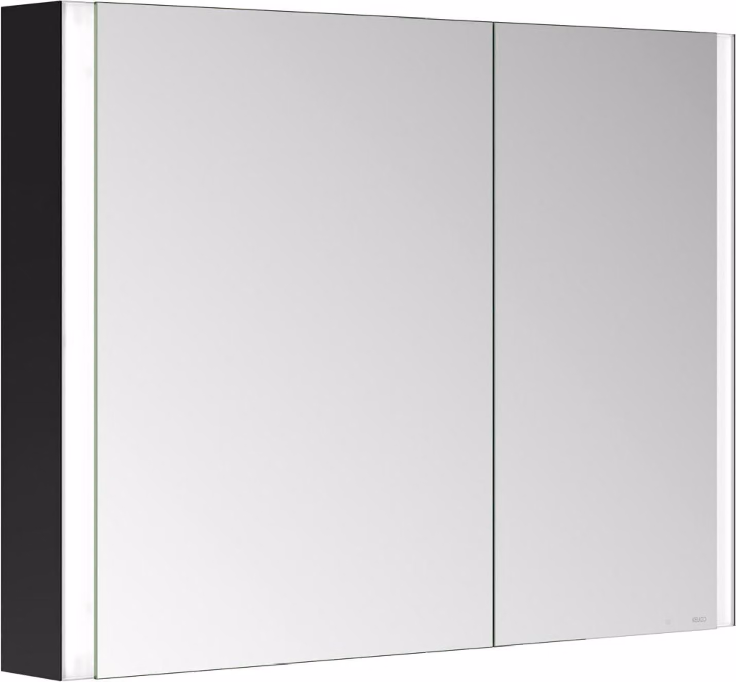 KEUCO SOMARIS Armoire de toilette murale 2 portes, asymétrique, 1000mm, 14503372200, 14503372200
