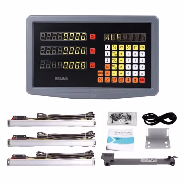 Display digitale, display a 3 assi, compatibile con encoder lineari, SDS3MS Dro Set