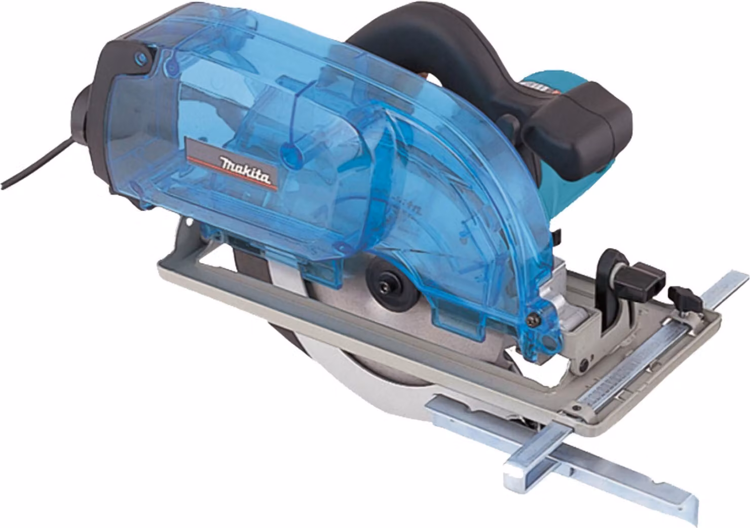 Makita 5017 RKB Sega circolare elettrica professionale, 1400 watt, profondità di taglio 66 mm, sistema di aspirazione della polvere