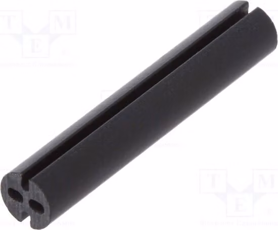 10 distanziatori, lunghezza: 22,2 mm, diametro esterno: 4 mm, LED, diametro LED: 3 mm, colore: nero, codice prodotto: 8GE04V80521