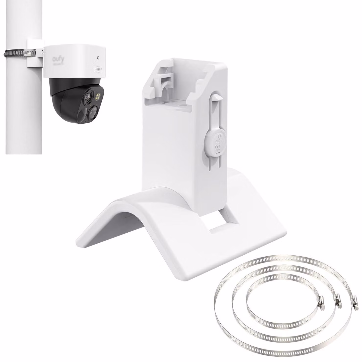 Supporto per fotocamera - Braccio di montaggio regolabile - Compatibile con eufy SoloCam