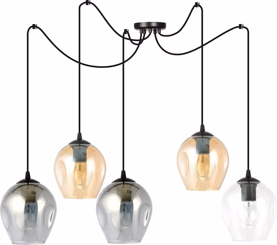 Lampadario Emibig 5xE27 60W LEVEL 5 BL/MIX 759/5