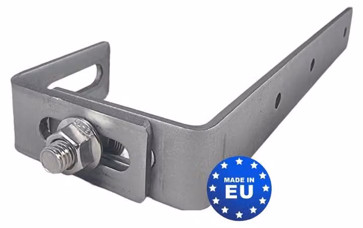 Supporto per pannelli solari da balcone, in acciaio inossidabile, regolabile da 62 a 95 mm, 1 pezzo