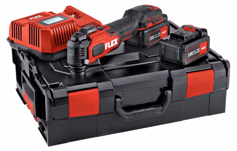 Flex Akku-Multitool MT 18.0-EC /5.0 Set Transportkoffer 2x Akku 5,0 Ah Ladegerät