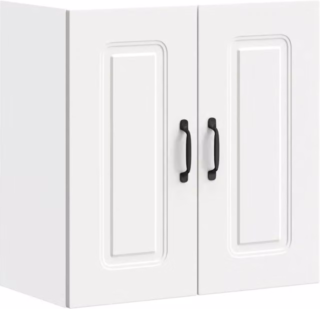 Pensile da cucina Kalmar 60 x 31 x 60 cm pratico e versatile mobile contenitore moderno in legno composito bianco 02_0049982