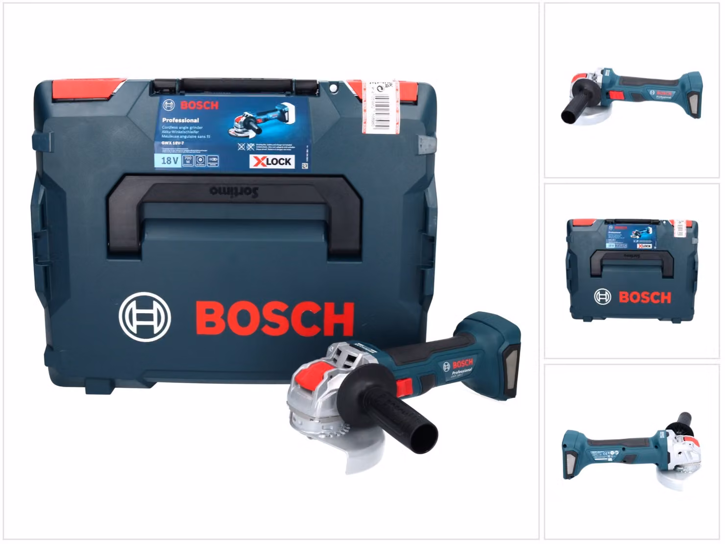 BOSCH 06019H9102 BOSCH GWX 18V-7 Professional Akku-Winkelschleifer 18,0 V, ohne Akku