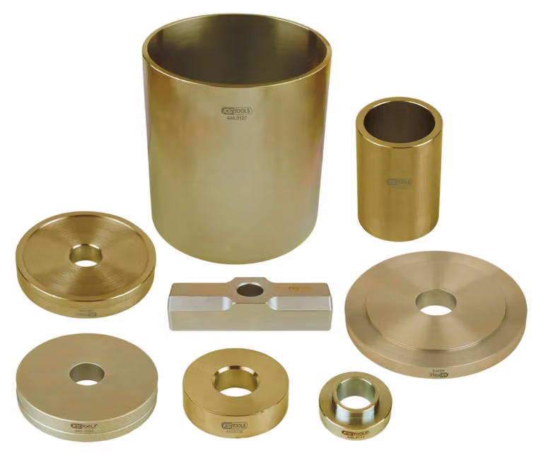 KS TOOLS Set di cuscinetti ruota, anteriore per Nissan / Opel / Renault, 8 pezzi ( 440.0155 )