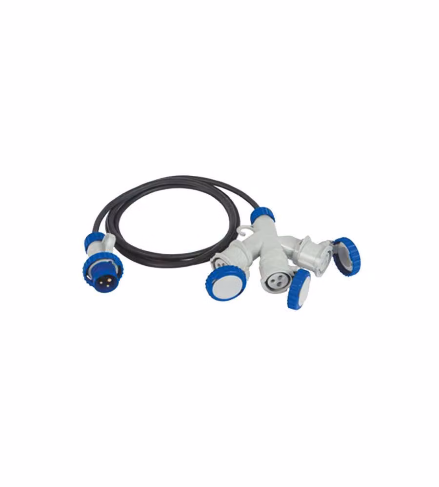 Adattatore Sp Cee 2Pt  Pr Cee 3X2Pt+Cavo 73121 Fme
