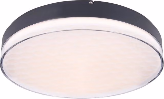 Plafoniera LED rotonda Ø48cm 54W nera Maxlight Sekko