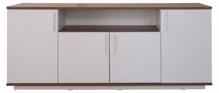 Console bianca in legno, mobile moderno, console di design, mobili per il soggiorno