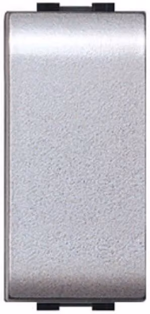Elettrocanali MCB Life 4006 Tec Invertitore Unipolare Argento Satin, 12 Pezzi