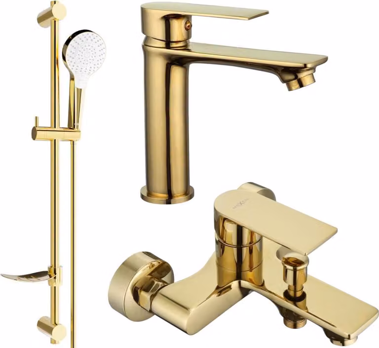 Mexen Royo DF05 set da bagno, oro - 72203DF05-50