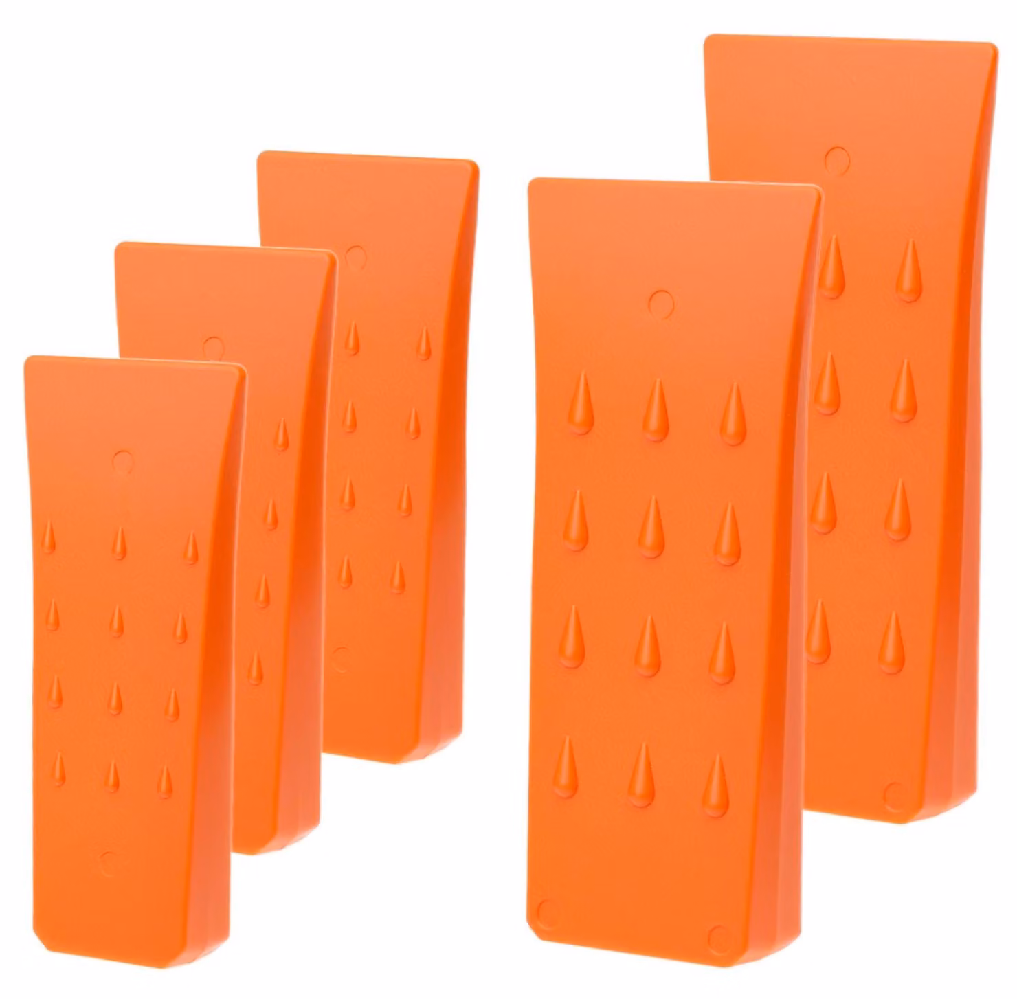 Set di spatole per stucco, 5 pezzi, 15/20 cm, plastica ABS, colore arancione