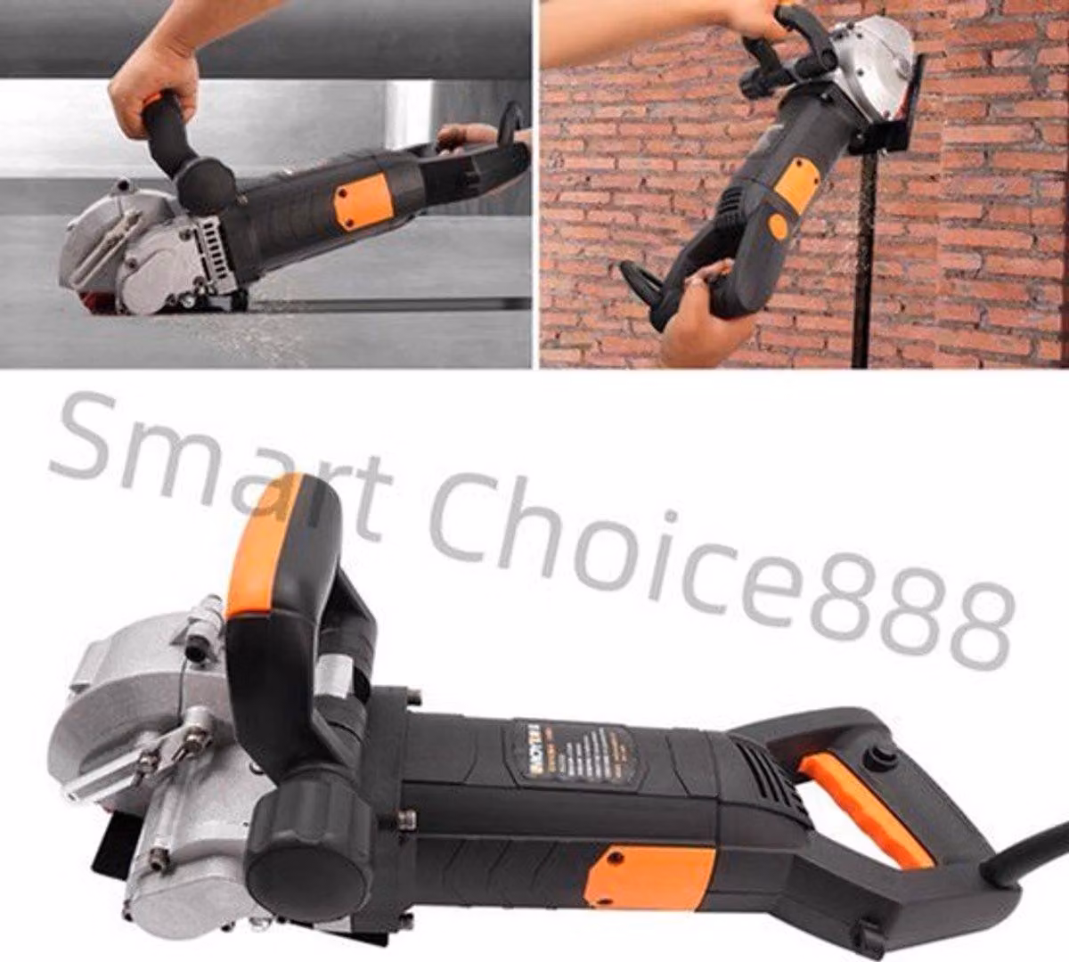 Levigatrice per muri - 4800W - Macchina per scanalature - Lama da taglio da 41 mm - Adatta per metallo e cemento