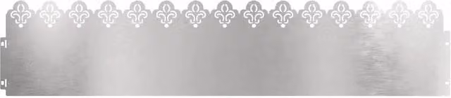 Bordure per prato 30 pz Argento 103 x 0,05 x 22 cm CFW8152579
