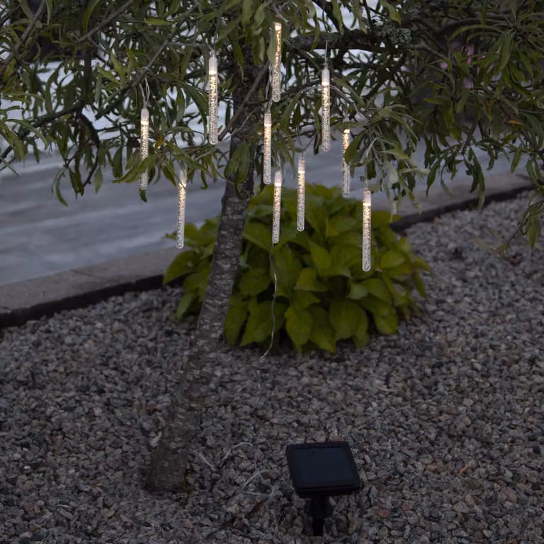 Catena solare da giardino a led Bollicine