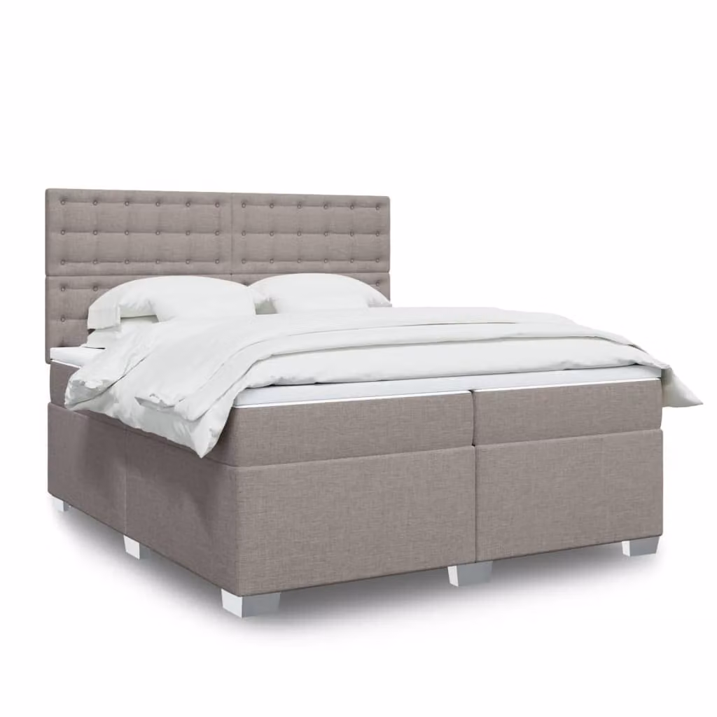 vidaXL Letto Ibrido con Materasso in Tessuto e Struttura in Legno di Pino, L/P: 200 x 200 cm