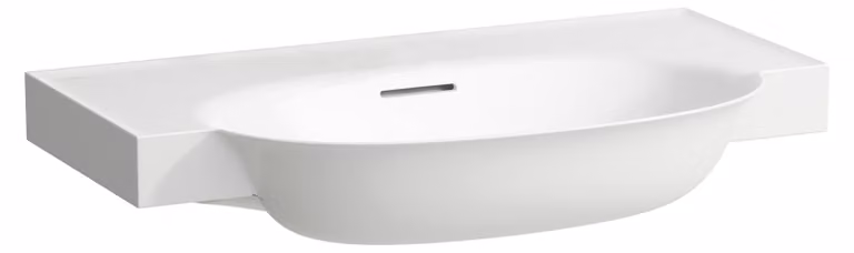 LAUFEN The New Classic lavabo, encastré, avec trop-plein, sans trou pour robinet, 800x480mm, H8138550001091, H8138550001091