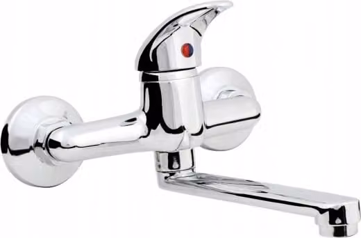 Batteria Lavabo Bagno Jupiter Lavabo A Parete Rubinetteria Cromata