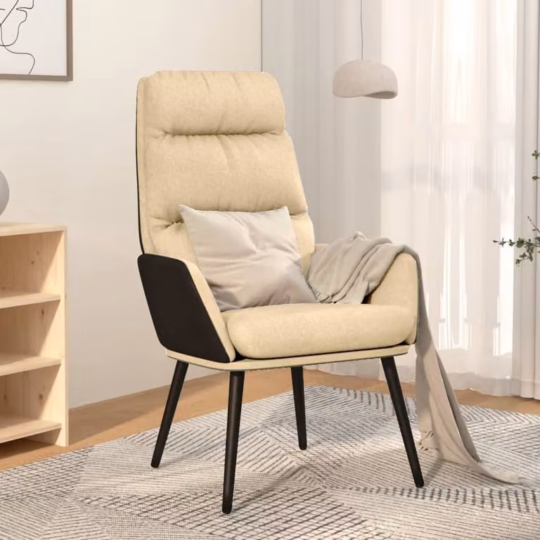 Maison Exclusive - Poltrona relax in tessuto color crema